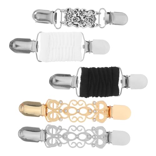 Healvian 5 Stück Teiliges Vintage Schal Clip Legierung Dekorative Einfach Anzubringende Klammern für Damen Vielseitig Einsetzbar als Pullover Cardigan und Umhangverschluss Eleganter Retro Healvian 5 Stück Teiliges Vintage Schal Clip Legierung Dekorative Einfach Anzubringende Klammern für Damen Vielseitig Einsetzbar als Pullover Cardigan und Umhangverschluss Eleganter Retro von Healvian