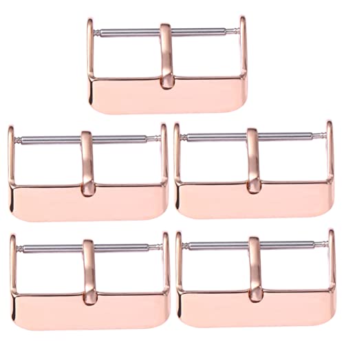 Healvian 5 Stück Uhrenarmbandverschluss Roségold Uhrenband Schnalle Passend für Armbänder Langlebig und Installieren für Silikonarmbänder Healvian 5 Stück Uhrenarmbandverschluss Roségold Uhrenband Schnalle Passend für Armbänder Langlebig und Installieren für Silikonarmbänder von Healvian