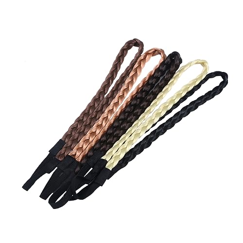 Healvian 5stücke Sport-haarband Für Damen Geflochtenes Stirnband Yoga-stirnband Make-up-stirnband Stirnband Zum Duschen Einheitsgröße Strapazierfähiger Stoff von Healvian