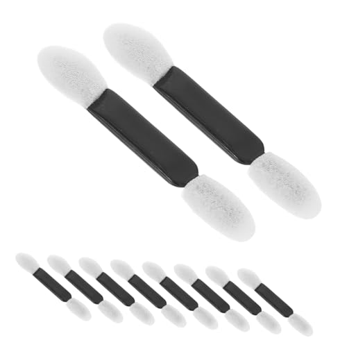 Healvian 50 Stück Doppelseitige Lidschatten Applikatoren mit Zwei Schwammgrößen Präzise Make Up Pinsel für Sanftes Verblenden und Vielseitige Augen Make Up Looks für Alltag und Festliche von Healvian