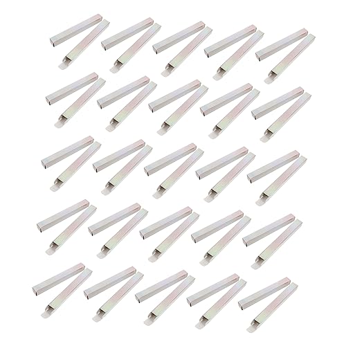 Healvian 50 Stück Lippenstift Verpackungsboxen Stabilem Papier Silberfarbene Kosmetikverpackung für Lippenstift Lipgloss und Eyeliner Leicht Dekorativ für DIY und Reisegebrauch von Healvian