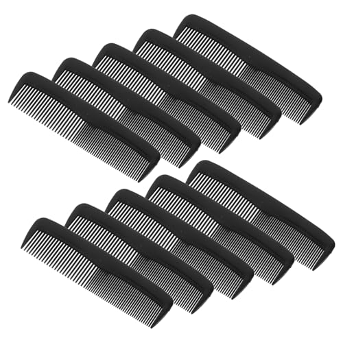 Healvian 50 Stück Teiliges Mini kämme aus Verstärktem PP Kompakter Tragbarer Haarkamm mit Dichtem und Grobem Zahn Ergonomisch für Frauen und Männer zum Entwirren und Stylen Verschiedener von Healvian