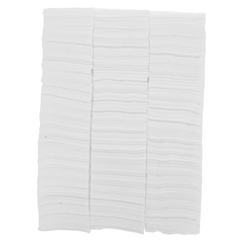 Healvian 500 Stück Wattepads aus Baumwolle Dicke Make Up Entferner Tücher Einzeln Verpackte Gesichtreinigungspads für Fusselfrei und für Gründliche von Healvian