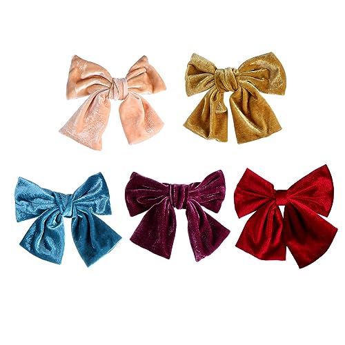 Healvian 5stücke Zufällige Farbe Bowknot Haarnadel Mode Haar Clips Damen Haar Accessoires von Healvian