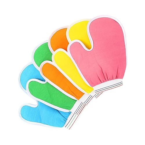 Healvian 5St exfoliating glove exfoliate gloves Exfoliating-Handschuh Hautverjüngungs-Handschuh massage-handschuh Badezimmer-Handschuh verdicken Handschuhe Badetuch Männer und Frauen von Healvian