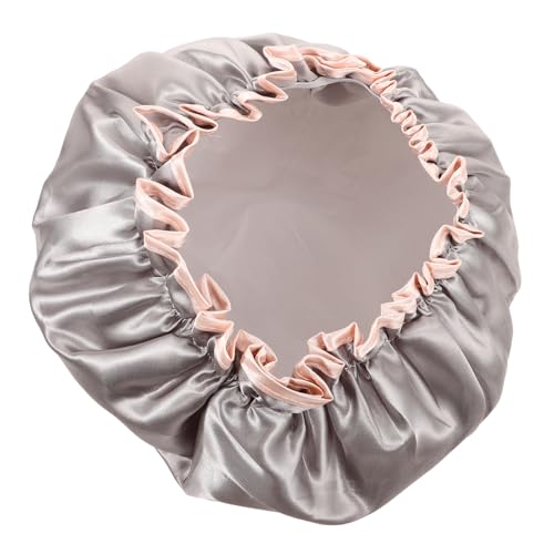 Healvian 5st Wasserdichte Duschhaube Haarhaube Aus Satin Schlafhaube Aus Satin Dampfende Haarkappe Haarturbane Für Frauen Badehut Für Dusche Damen Haushalt Schlafkappe Peva von Healvian