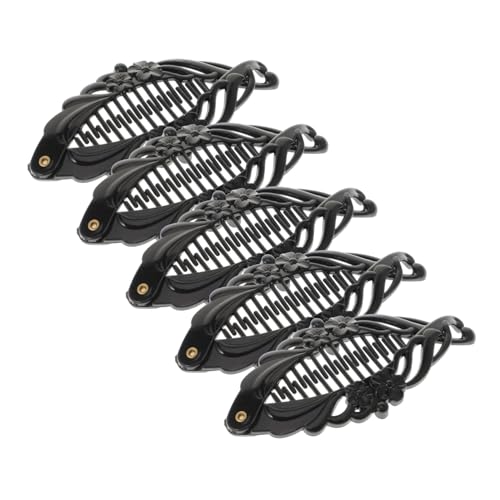 Healvian 5stücke Blumen-haarklammern Bananen-haarspangen Aus Pferdeschwanzhalter Für Frauen Und Mädchen Haar-schmuck Für Jede Haarfarbe Und Jahreszeit von Healvian