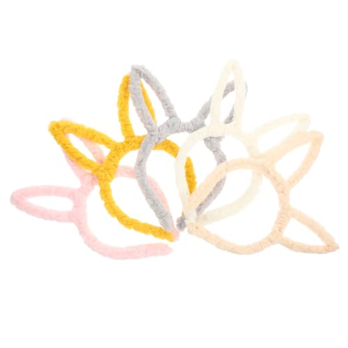 Healvian 5stücke Plüsch Hasenohren Haarreif Süßes Bunny Ohr Stirnband Für Osterfeiern Karneval Und Kostümpartys Wiederverwendbar Bequem Und Modisch von Healvian