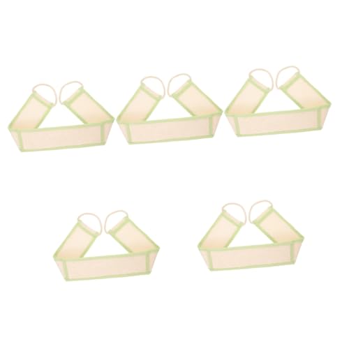 Healvian 5stücke Exfolierender Rückenschrubber Aus Luffa Für Dusche Sanfte Peelingwirkung Für Männer Vielseitig Einsetzbar Mit Nylonseil Für Einfaches Handhaben Und Gründliche von Healvian