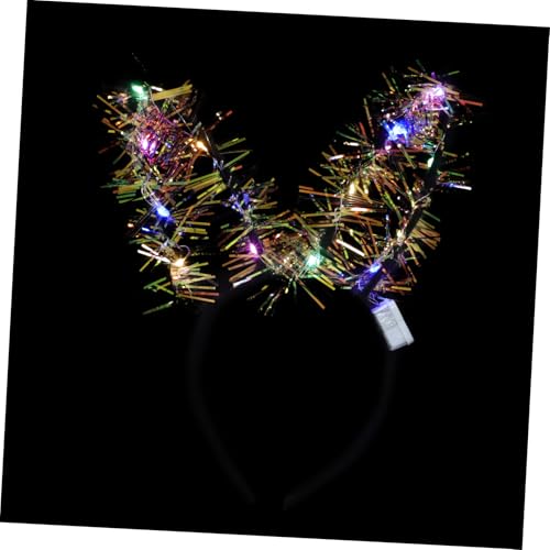 Healvian 5stücke Led Glühende Haarreifen Mit Hasenohren Stylische Haarbänder Für Partys Und Festivals Als Accessoire Für Karneval Und Besondere Anlässe Schwarz von Healvian