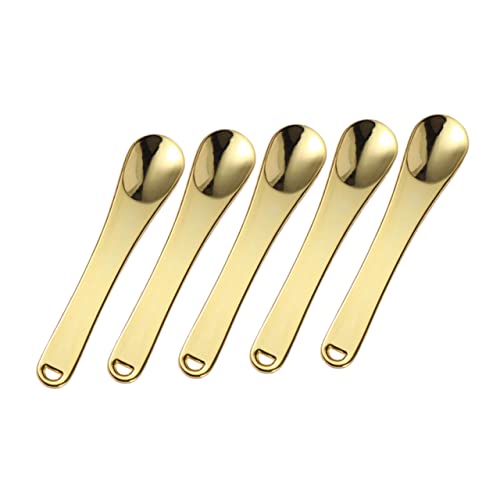 Healvian 5stücke Mini Spatel Für Augencreme Kosmetik Löffel Für Gesichtsmaske Und Hautpflegeprodukte Sauber Und Praktisch Für Anwendung Von Cremes Und von Healvian