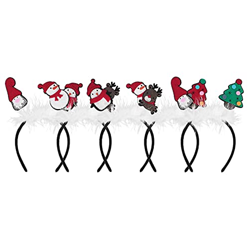 Healvian 5stücke Teiliges Weihnachts-stirnband Kreativen Haarreifen Festliche Accessoires Für Partys Und Feiern Für Weihnachten Und Andere Festliche Anlässe von Healvian