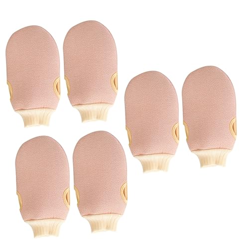 Healvian 6 Stk Duschhandschuhe Handschuhe Für Körperbäder Handschuhartige Waschhandtücher Massagehandtücher Peeling-handschuh Badetuch Badekurort Badwäscher Körpertücher Gesichtstuch Sauber von Healvian