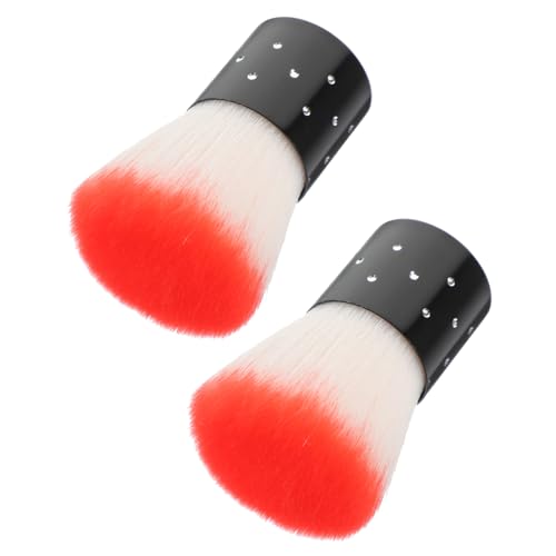 Healvian 6 Stk Nail French Puderdose Maniküre-dip-schüssel Aufbewahrung Von Make-up-behältern Dip-tablett Entferner Reinigungsbürste Pulverschale Eintauchen Make-up Pinsel Asb Nagel Suite von Healvian