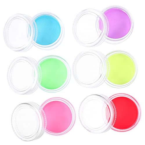 Healvian 6stücke Teiliges Fluoreszierendes Eyeliner Cosplay Und Partys Wasserfest Intensiv Leuchtende Farben Enthält Hautfreundliche Formel Langlebig Und Wischfest von Healvian