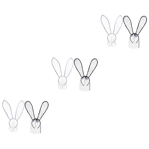 Healvian 6 Stück Hasenohren-kopfschmuck Flauschiges Stirnband Haarband Stirnbänder Bands Kaninchen Häschenohr-stirnband Aus Spitze Halloween Fell Kopfbedeckung Mädchen Healvian 6 Stück Hasenohren-kopfschmuck Flauschiges Stirnband Haarband Stirnbänder Bands Kaninchen Häschenohr-stirnband Aus Spitze Halloween Fell Kopfbedeckung Mädchen von Healvian