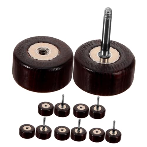 Healvian 6stücke Kreisflache Rückseite Ohrringe Für Männer Und Damen Gefertigt Aus Edelstahl Und Holz Als Hantelohrringe Und Fake-plug-ohrringe Kleine Und Winzige Ohrstecker Für Verschieden von Healvian