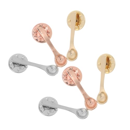 Healvian 6stücke Kaffeebroschennadel Aus Metalllegierung Kaffeelöffel-anstecker Kreative Löffelbrosche Für Taschen Jacken Und Hüte Anstecknadeln Für Kaffeeliebhaber von Healvian