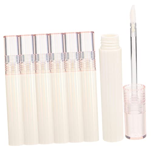 Healvian 6 Stück Leere Lipgloss Röhrchen Wiederverwendbare Transparente Lippenbalsam Behälter für Diy Projekte für und Mädchen Auslaufsicher und Handlich von Healvian