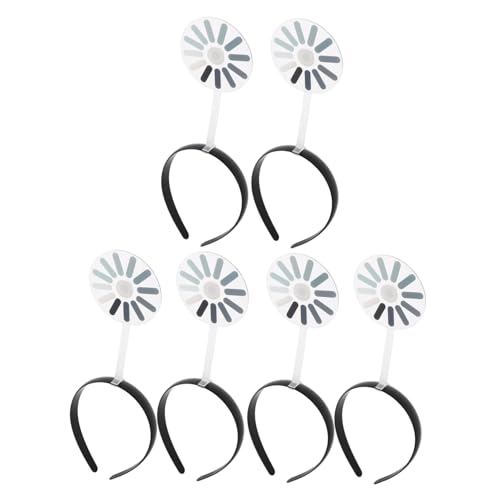 Healvian 6 Stück Lustiges Stirnband Loading Spinner Party Stirnband Loading Spinner Schrulliges Haarband Haarband Für Frauen Kopfbedeckung von Healvian