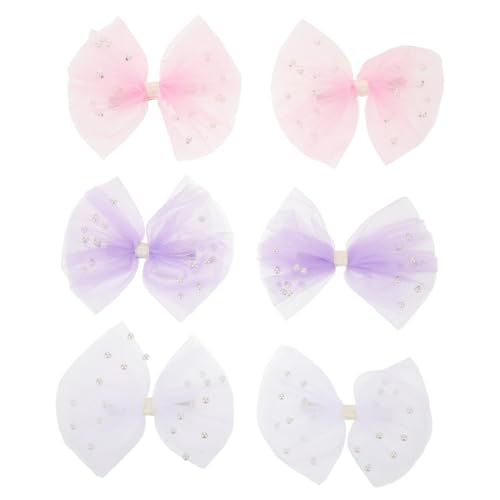 Healvian 6 Stück Mädchen Haarschleifen Clips Farbigem Tüll Rutschfest Leicht Modisch Geeignet für Alltag und Festtage Kleine Haarklammern in Weiß und Rosa Healvian 6 Stück Mädchen Haarschleifen Clips Farbigem Tüll Rutschfest Leicht Modisch Geeignet für Alltag und Festtage Kleine Haarklammern in Weiß und Rosa von Healvian