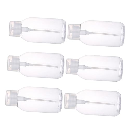 Healvian 6 Stück Nagellackentferner Flasche Druckflasche für Makeup Entferner Kosmetikflasche zum Einfachen Dosieren für Tägliche Anwendungen von Healvian
