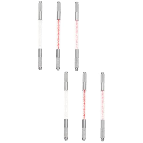 Healvian 6stücke Doppelkopf Augenbrauenstifte Multifunktionale Makeup-werkzeuge Für Präzises Augenbrauen-make-up Gemischte Farben von Healvian