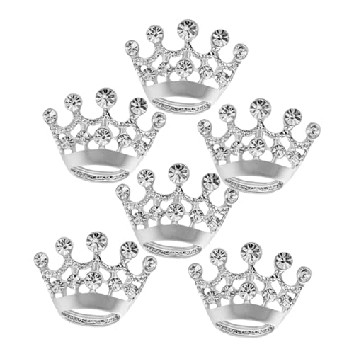 Healvian 6stücke Kronenbrosche Versilberte Anstecknadel Für Kleidung Taschen Schals Dekorative Brosche Für Damen Und Herren Robustes Alloy-material Elegantes Accessory Zur Stilverstärkung Healvian 6stücke Kronenbrosche Versilberte Anstecknadel Für Kleidung Taschen Schals Dekorative Brosche Für Damen Und Herren Robustes Alloy-material Elegantes Accessory Zur Stilverstärkung von Healvian