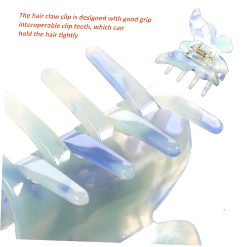 Healvian 6 Stück Teiliges Butterfly Haarklammer aus Robustem Acetat Modische Schmetterlingsform Starker Halt für Dickes und Langes Haar Geeignet für Frauen und Mädchen Vielseitig für von Healvian