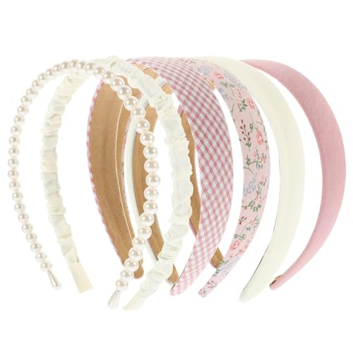 Healvian 6 Stück Teiliges Damen Haarband Set Stirnbänder Leichtes Strapazierfähiges Material Vielseitig für Party Alltag Sport und Styling Weiche Haarschmuck Accessoires für Frauen und Healvian 6 Stück Teiliges Damen Haarband Set Stirnbänder Leichtes Strapazierfähiges Material Vielseitig für Party Alltag Sport und Styling Weiche Haarschmuck Accessoires für Frauen und von Healvian