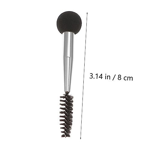Healvian 6 Stück Teiliges Doppelkopf Schwamm Make Up Pinselset für Frauen Tragbar Vielseitig für Augenbrauenstempel Wimpernbürsten Foundation Puder Professionelles Makeup Tool von Healvian