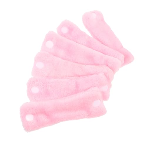 Healvian 6 Stück Teiliges Fleece Haarwickler für Schonendes Lockenstyling Weiche Schlaf Haarkurler für Damen Einfach Anzuwenden Hautfreundlich und Wiederverwendbar von Healvian