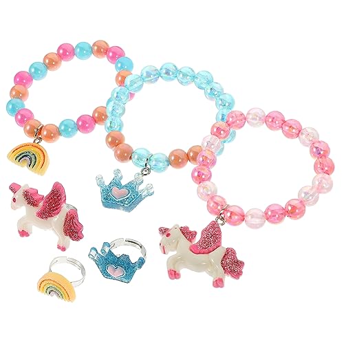 Healvian 6stücke Cartoon Kinderarmbänder Perlenarmbänder Mädchen-party-geschenke Handgemachte Armbänder Für Junge Mädchen von Healvian