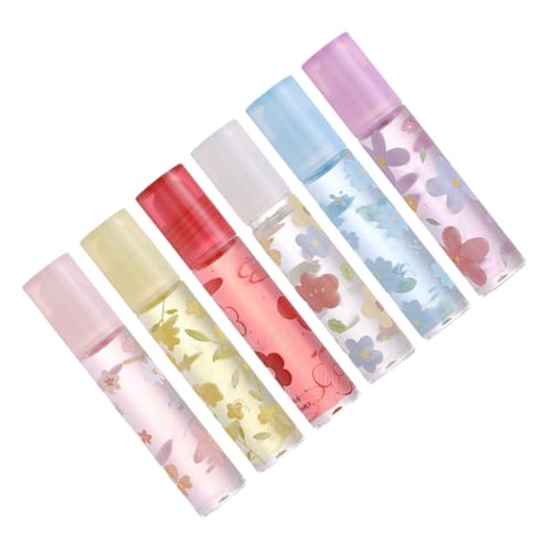 Healvian 6 Stück Teiliges Lipgloss Transparentes Feuchtigkeitsspendendes Lippenöl mit Pflegendem Resultat Leichte Formulierung für Zarte Lippen als für Frauen und Begleiter von Healvian