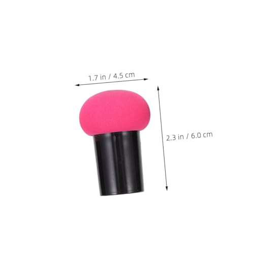 Healvian 6 Stück Teiliges Make Up Schwamm Set mit Dualer Anwendung für Trockene und Feuchte Foundation Weiche Kosmetik Schwämme in Haut Rosa und Rot Nuancen für Präzises Auftragen von von Healvian