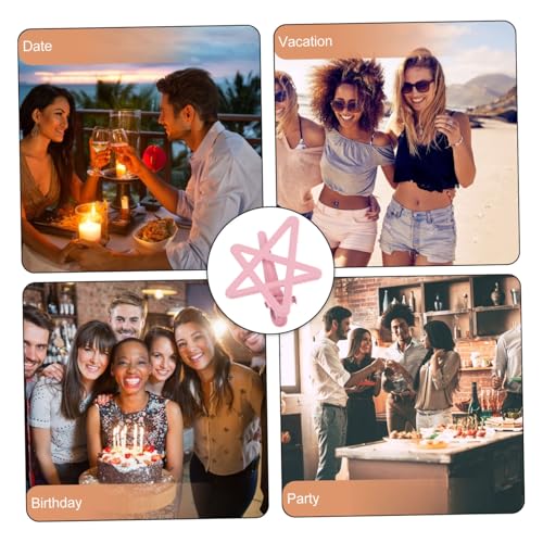 Healvian 6 Stück Teiliges Stern Haarspangen Niedliche Five point Haarklammern für Damen Mädchen Modisch Langlebig Vielseitig für Alltag Party und Rutschfestes Design von Healvian
