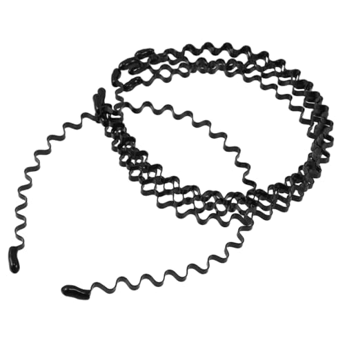 Healvian 6 Stück Teiliges Unsichtbare Rutschfeste Sport Haarbänder mit Elastischem Draht Leichte Bequeme Workout Stirnbänder für Damen und Herren Wavy Design für Fitness Yoga und Outdoor von Healvian
