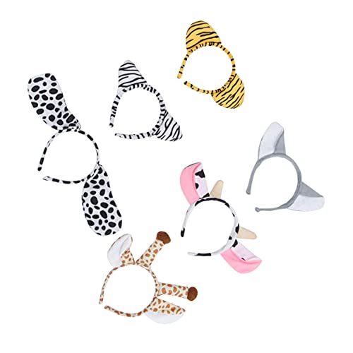Healvian 6stücke Teiliges Tierdesign Haarreif Plüsch Dekorative Haarbänder Für Mädchen Für Kostümpartys Weihnachten Und von Healvian