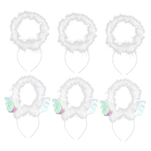Healvian 6 Stücke Engel Stirnband Verkleidung Stirnband Für Partys Cosplay Healvian 6 Stücke Engel Stirnband Verkleidung Stirnband Für Partys Cosplay von Healvian