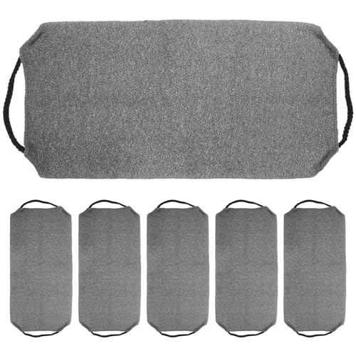 Healvian 6-teiliges Peeling-Körperpeeling: Körperpeeling-Nylon-Rückenpeeling-Handtuch – Peeling-Badegurt – Japanisches Duschtuch zum Entfernen abgestorbener Haut von Healvian