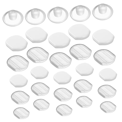 Healvian 60 Stück Silikon Ohrclip Polster Rutsch Ohrklemme Ohrpads Komfortable Ohrringunterlage Weiche Ohrpolster Ersatz für Damen Healvian 60 Stück Silikon Ohrclip Polster Rutsch Ohrklemme Ohrpads Komfortable Ohrringunterlage Weiche Ohrpolster Ersatz für Damen von Healvian
