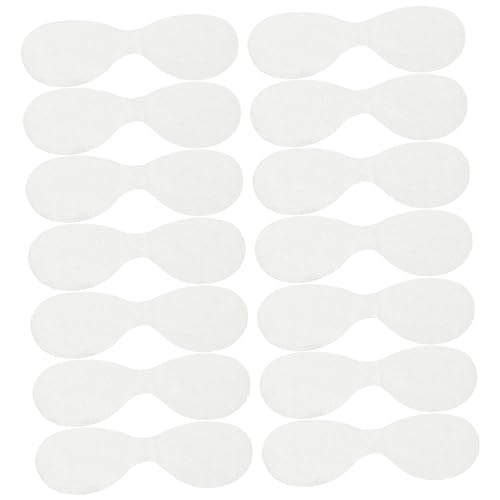 Healvian 600 Stück Augenmaske aus Papier Augenschlafmasken Baumwoll-DIY-Papier werkzeug Augenfilmpapier Augenmaskenpapier befeuchten Augenbinde Südkorea Augenklappe Gesichtsmaske Vlies Weiß von Healvian