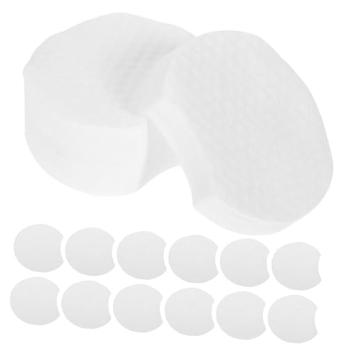 Healvian 600 Stück Halbmondförmige Make Up Entferner Pads aus Hautfreundlichem Vliesstoff Sanfte Reinigungstücher für Gesicht Nass und Trockenanwendung Kompakte Kosmetikpads für Frauen und von Healvian