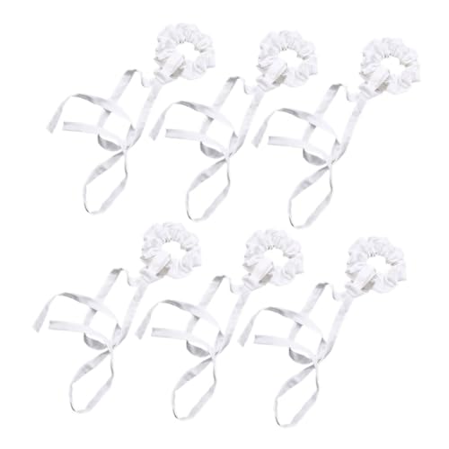 Healvian 6stücke Teiliges Haargummis Dekorativem Band Elastische Haargummis Für Damen Vielseitige Haaraccessoires Für Jeden Anlass von Healvian