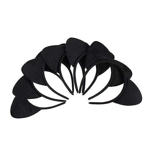 Healvian 6stücke Teiliges Katzenohren Haarband Schwarze Katzenohren Für Cosplay Geburtstagsfeiern Und Maskenbälle Und Langlebig Für Mädchen Und von Healvian