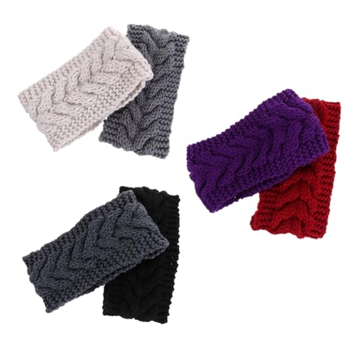 Healvian Gestricktes Haarband 6 Stücke Warmes Make Up Stirnband Damen Sport Stirnband für Freizeit und Wintersport Healvian Gestricktes Haarband 6 Stücke Warmes Make Up Stirnband Damen Sport Stirnband für Freizeit und Wintersport von Healvian