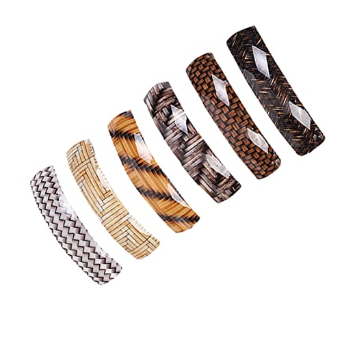 Healvian 6stücke Modische Haarspangen Spitze Schnappclips Bunten Farben Haaraccessoire Für Mädchen Und Junge Mädchen Für Anlässe Stylen Von Frisuren von Healvian