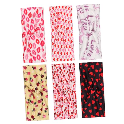 Healvian 6stücke Teiliges Elastische Sport-stirnbänder Mit Herz- Moisture-wicking Fitness Headbands Für Yoga Und Training Erhältlich von Healvian