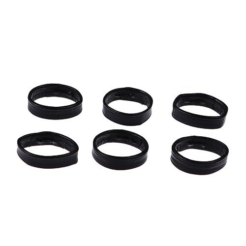 Healvian 6Stücke Echtleder Halteringe für Uhrenarmbänder Strapazierfähige Bewegliche Ringe zur Positionierung von Uhrenbändern Zubehör für Armbanduhren Healvian 6Stücke Echtleder Halteringe für Uhrenarmbänder Strapazierfähige Bewegliche Ringe zur Positionierung von Uhrenbändern Zubehör für Armbanduhren von Healvian