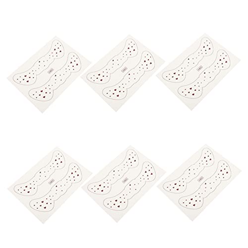 Healvian 6blätter Temporäre Gesicht Tattoos Aufkleber Schönheitsflecken Make-up Tattoos Für Party Und Cosplay von Healvian